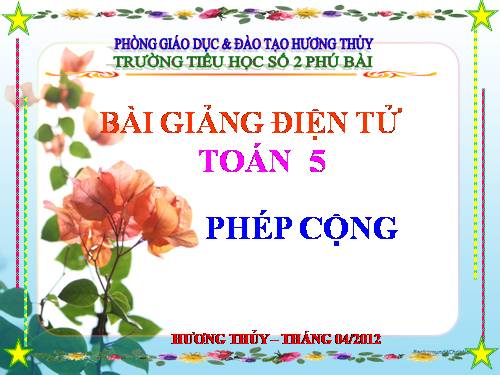 Phép cộng