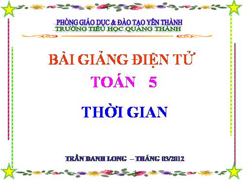 Thời gian