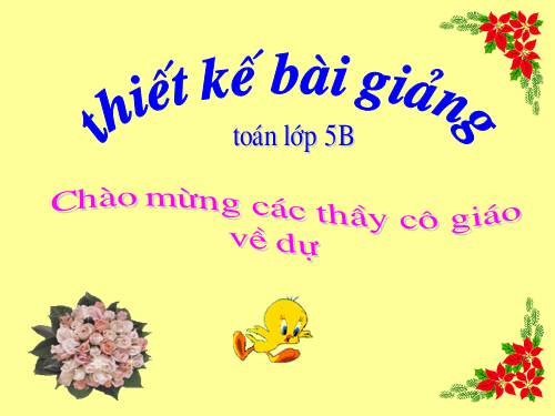 Các Bài giảng khác thuộc Chương trình Toán 5