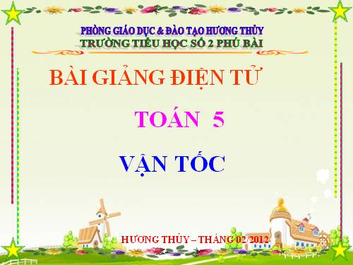 Vận tốc