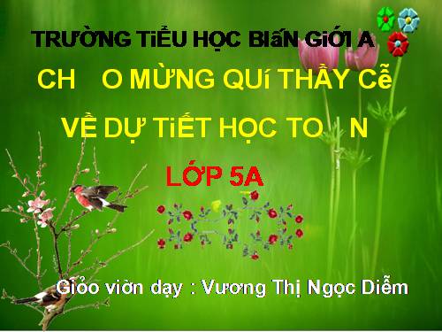 Thể tích hình hộp chữ nhật