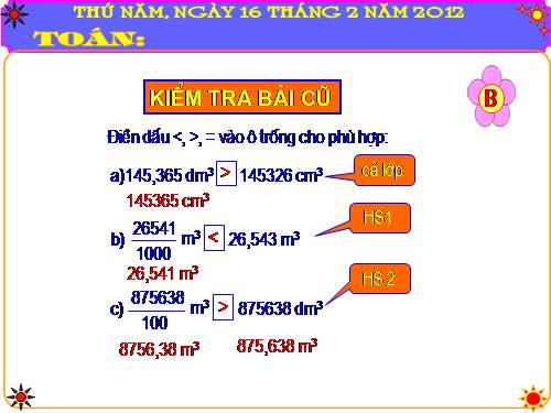 Thể tích hình hộp chữ nhật