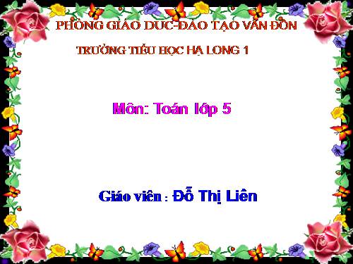 Nhân một số thập phân với một số thập phân