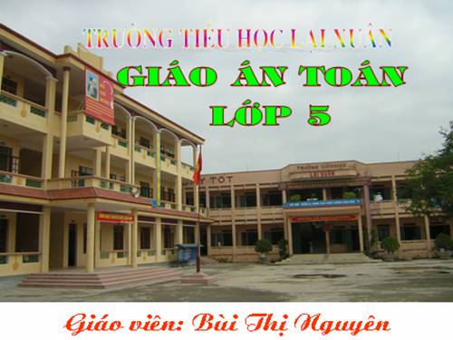 Thể tích hình hộp chữ nhật