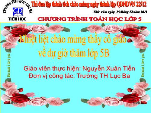GA TOÁN TỈ SỐ % CHUẨN KTKN