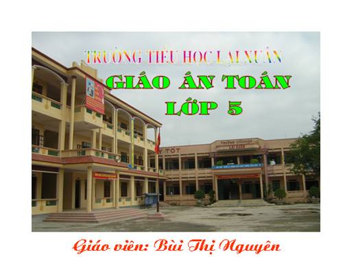 Giải toán về tỉ số phần trăm (tiếp theo)