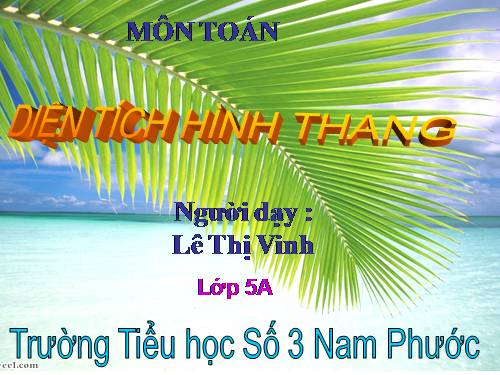 Diện tích hình thang