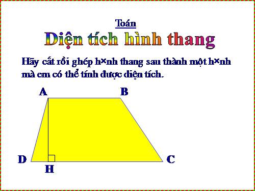 Diện tích hình thang