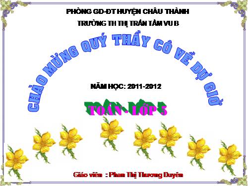 Diện tích hình tam giác