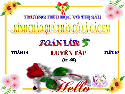 Các Bài giảng khác thuộc Chương trình Toán 5