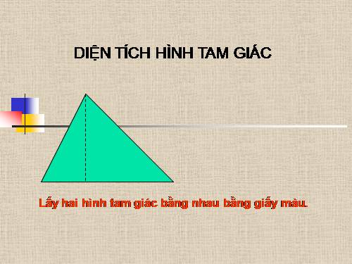 Diện tích hình tam giác