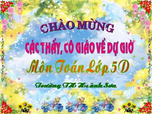 Chia một số thập phân cho một số tự nhiên