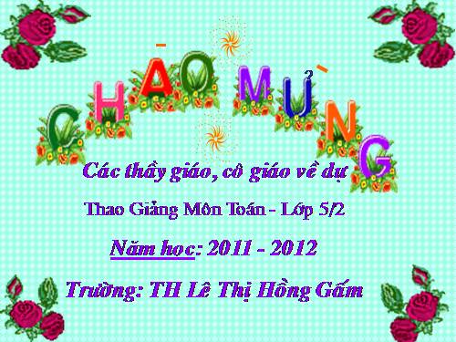 Nhân một số thập phân với một số tự nhiên
