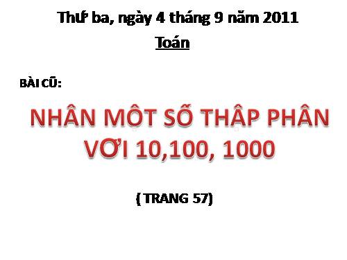 Các Bài giảng khác thuộc Chương trình Toán 5