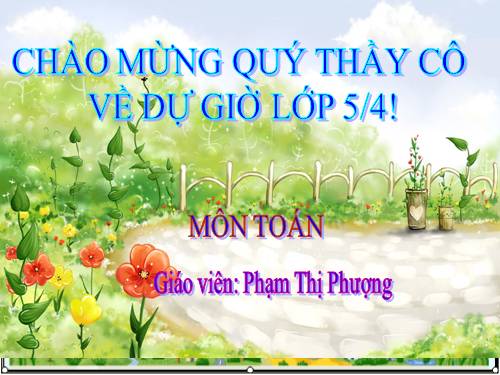 Các Bài giảng khác thuộc Chương trình Toán 5