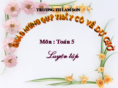 Các Bài giảng khác thuộc Chương trình Toán 5