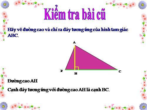 Diện tích hình tam giác