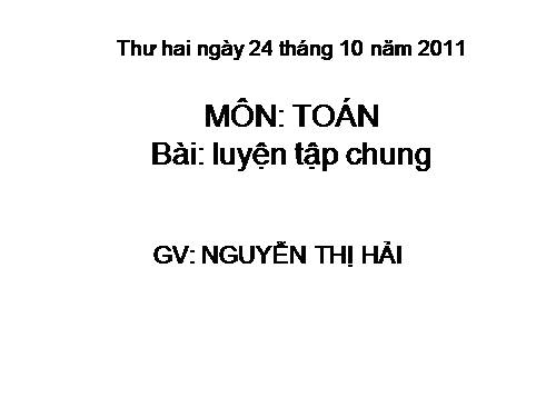 Các Bài giảng khác thuộc Chương trình Toán 5