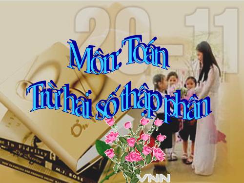 Trừ hai số thập phân