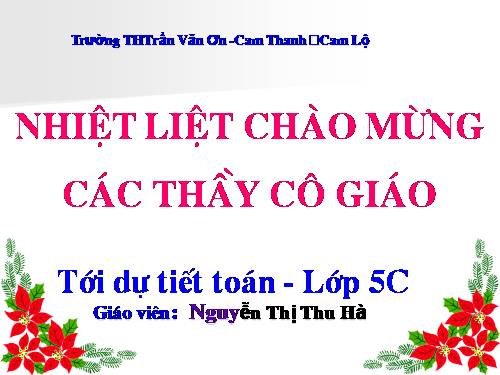 So sánh hai số thập phân