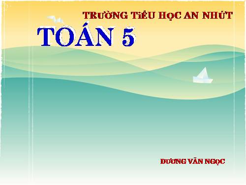 Hàng của số thập phân. Đọc, viết số thập phân