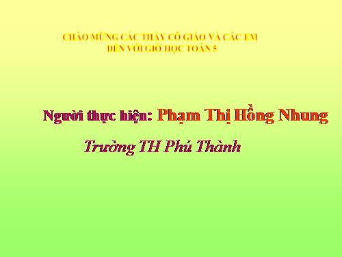 Khái niệm số thập phân (tiếp theo)