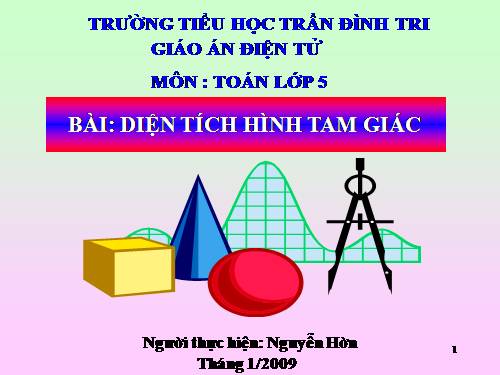 Diện tích hình tam giác