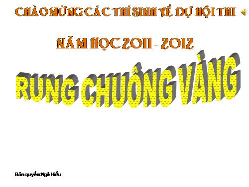 Rung chuông vàng cho tiểu học