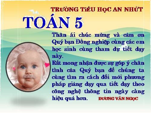 Hàng của số thập phân. Đọc, viết số thập phân