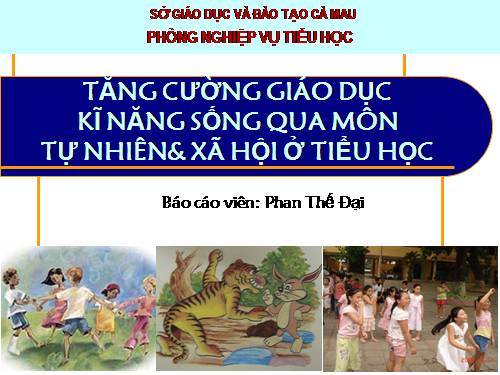 TICH HOP SDNLTKHQBÀI GIẢNG ĐẠIBai Giang_TN-XHBAI Mo dau+ BAI 1