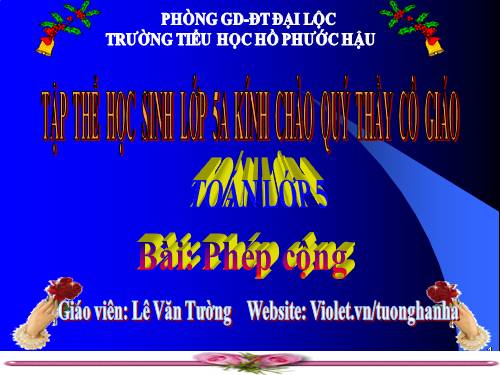 Phép cộng