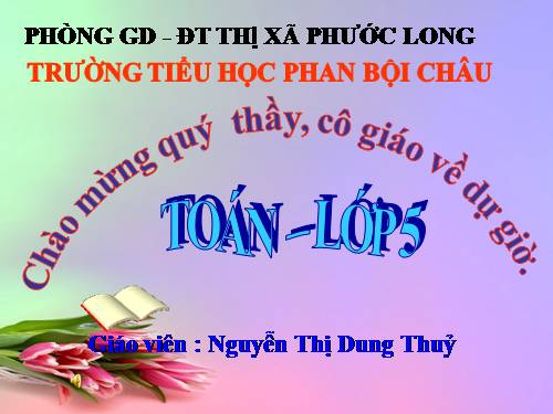 Ôn tập về đo diện tích và đo thể tích (tiếp theo)