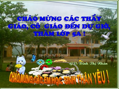 Các Bài giảng khác thuộc Chương trình Toán 5