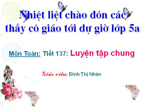 Các Bài giảng khác thuộc Chương trình Toán 5