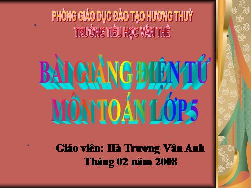 Ôn tập về đo thời gian