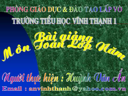 Thể tích của một hình