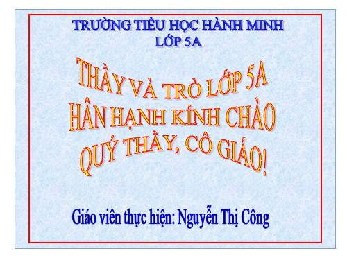 Ôn tập về tính diện tích, thể tích một số hình