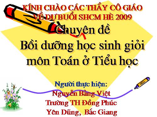 BOI DUONG HSG LOP 5 - P1