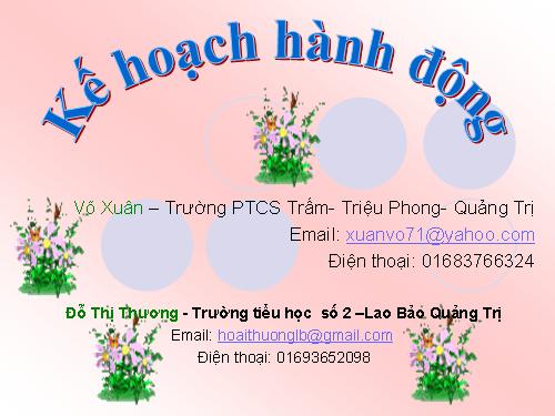 KE HOACH HANH DONG INTEL