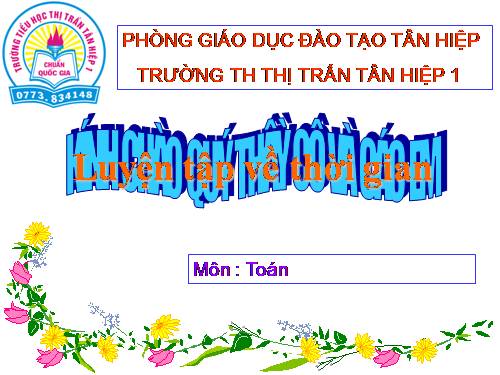 Các Bài giảng khác thuộc Chương trình Toán 5