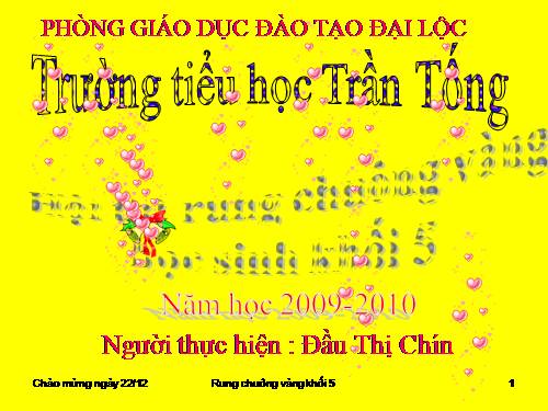 Rung chuong vang lop 5