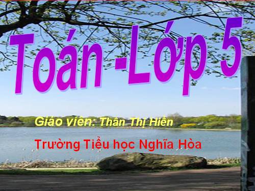 Ôn tập về đo độ dài và đo khối lượng (tiếp theo)