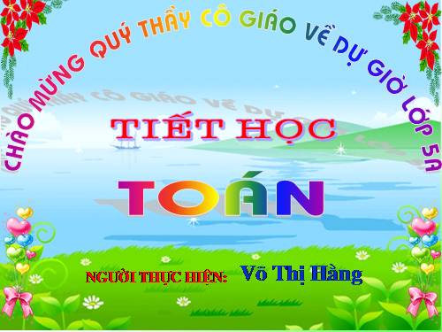 Ôn tập về phân số (tiếp theo)