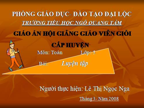 Các Bài giảng khác thuộc Chương trình Toán 5