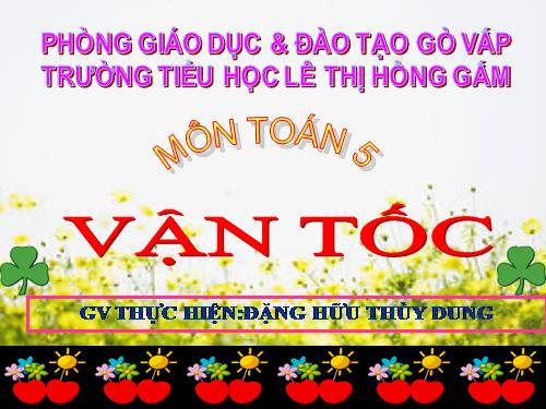 Vận tốc