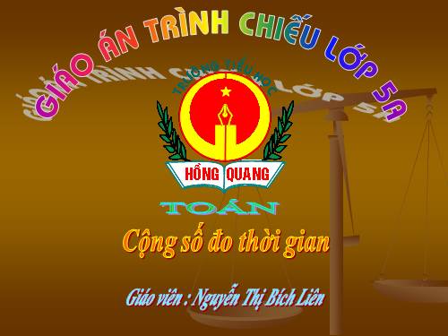 Cộng số đo thời gian