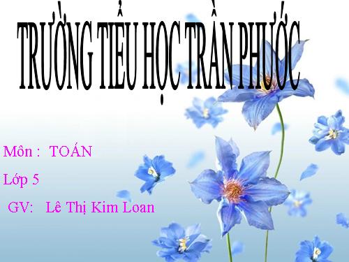 Ôn tập về giải toán