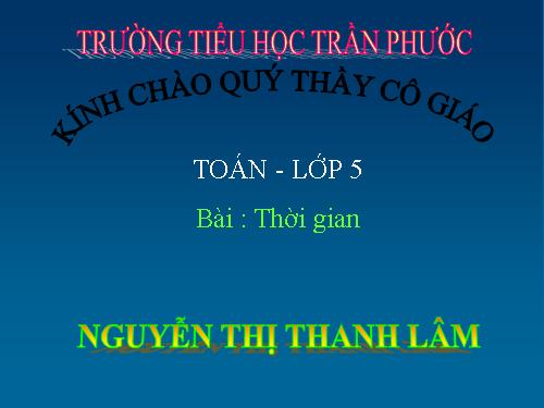 Thời gian