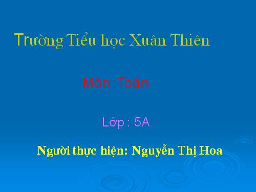 Chia số đo thời gian cho một số