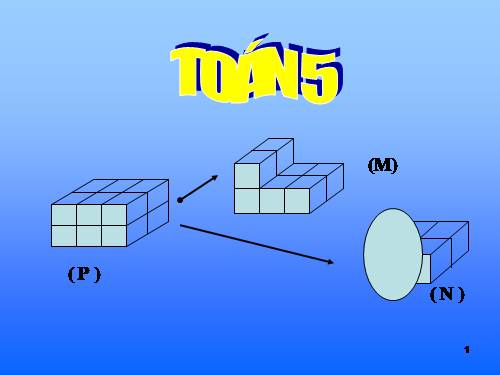 Thể tích của một hình